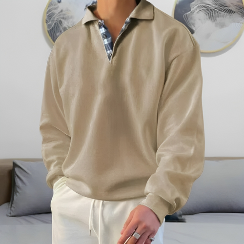 Stilla | Løs Polo Sweatshirt
