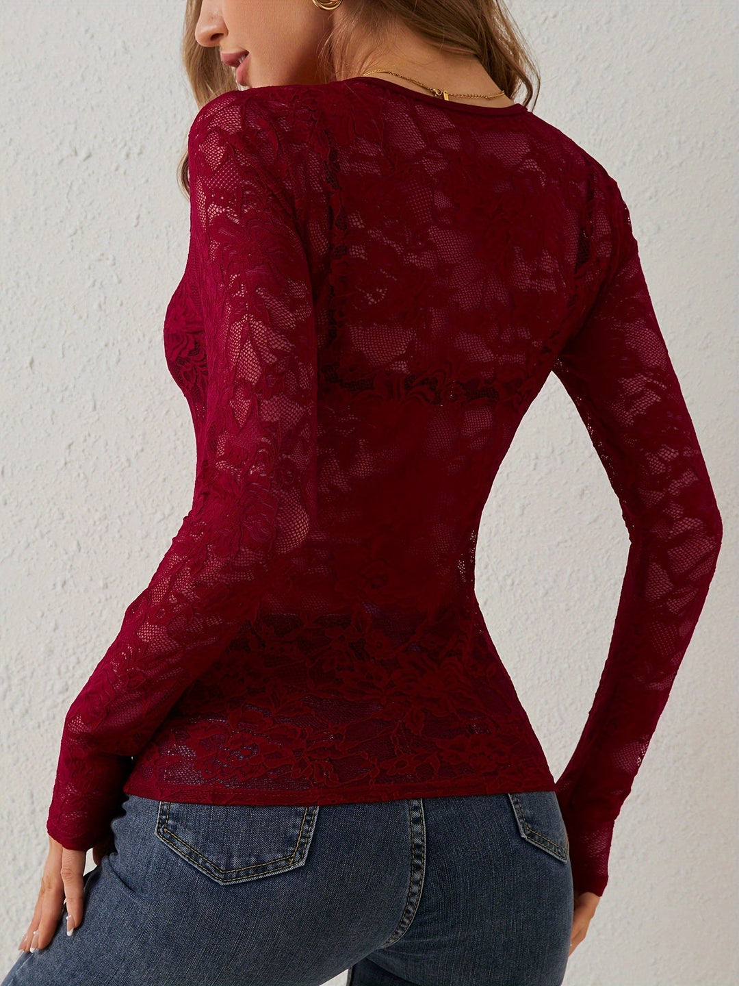 Stilla | Elegant Bluse med lange ærmer og V-hals