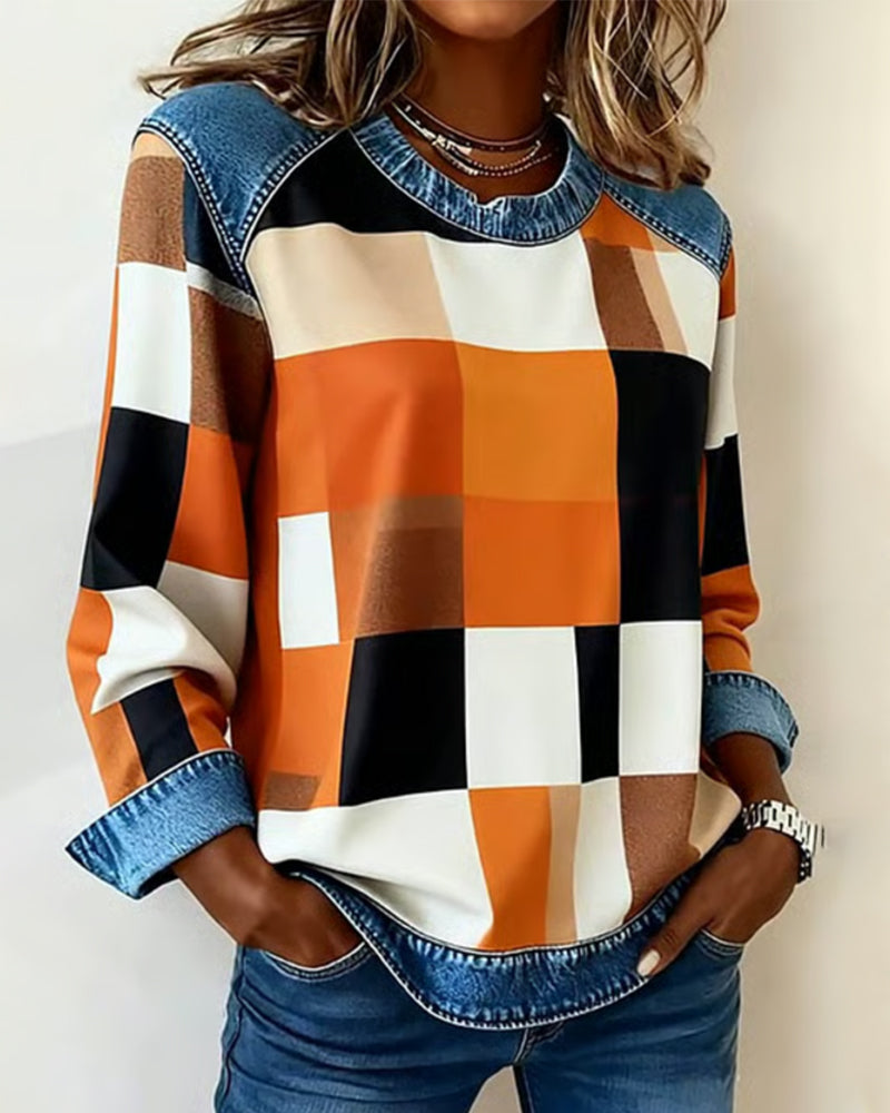 Stilla | Ternet Patchwork og kontrastfarve