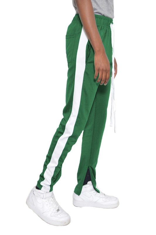 Stilla | Stripe Ankel Lynlås Track Pants