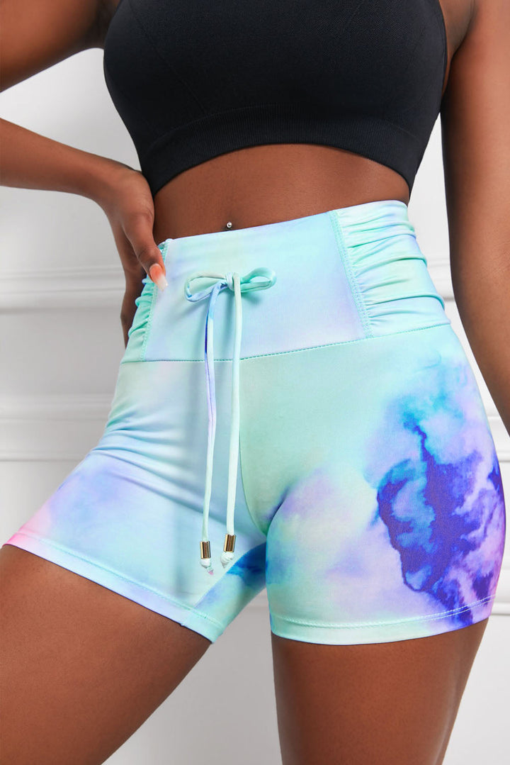 Stilla | Dye Detalje Rynket Sports Shorts