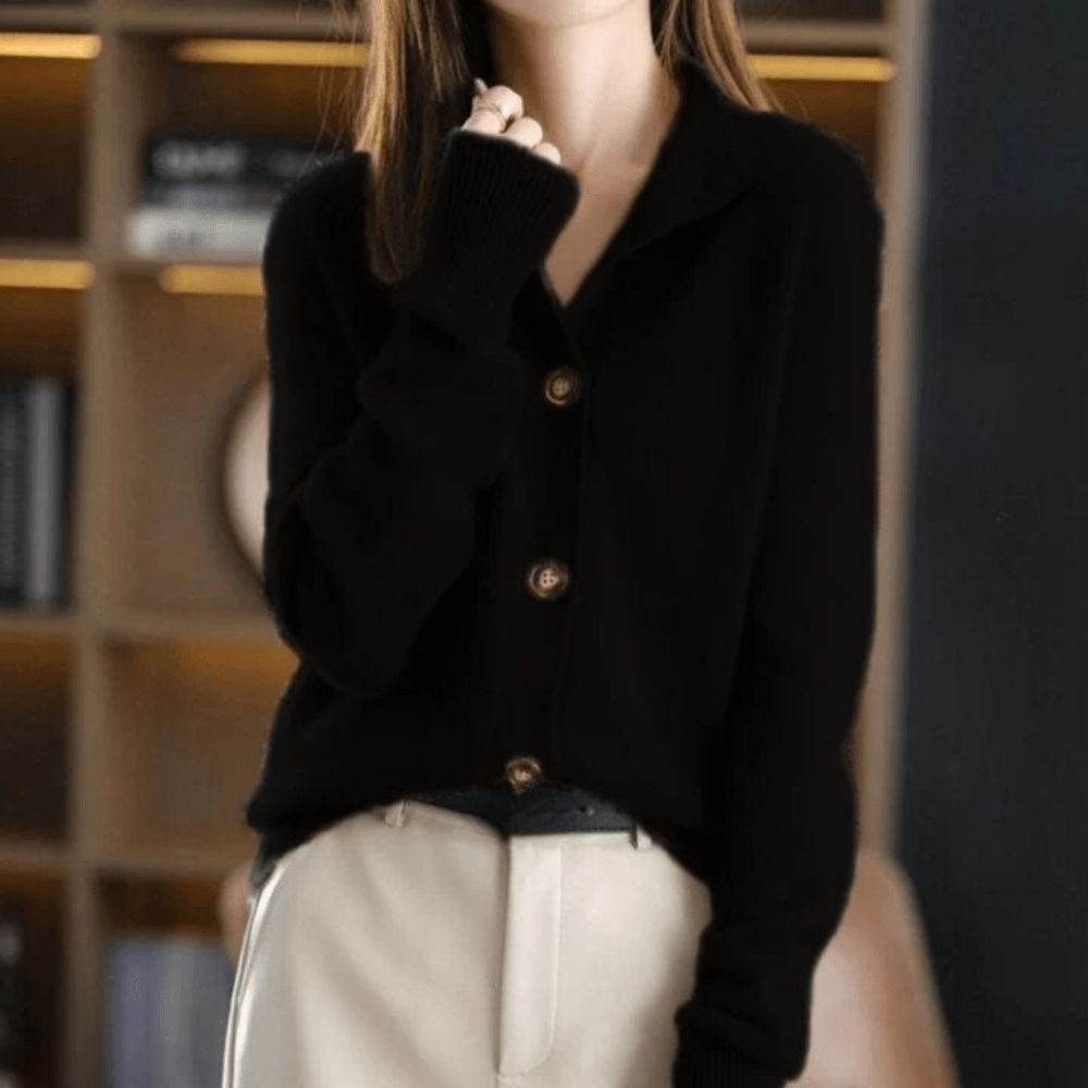 Stilla | Blød, Krammevenlig Cashmere Strik Cardigan Sweater