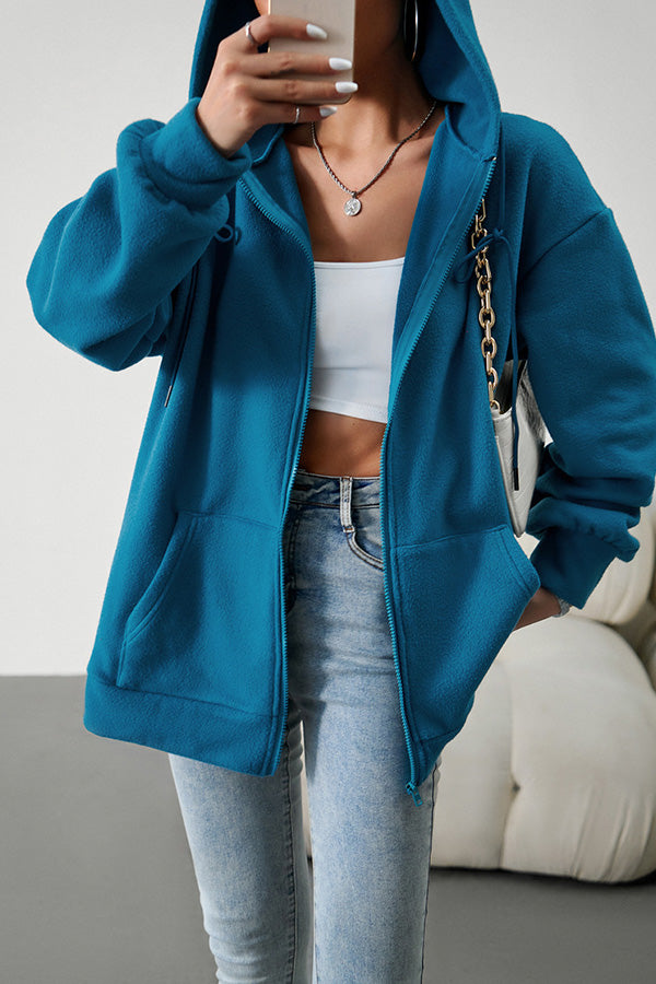 Stilla | Løs pullover cardigan med hætte