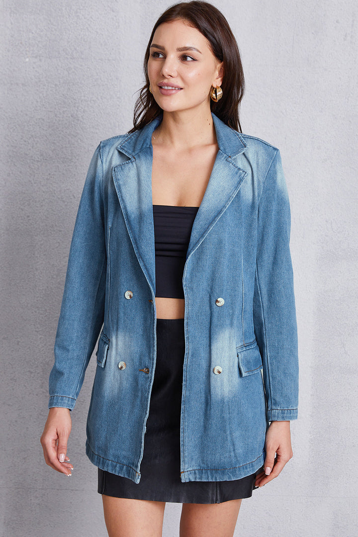 Stilla | Krave Vasket Denim Top