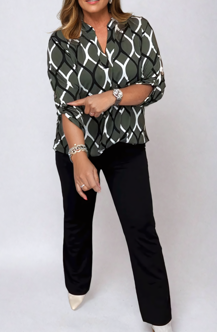 Stilla | Feminine Bluse mit lockerer Passform