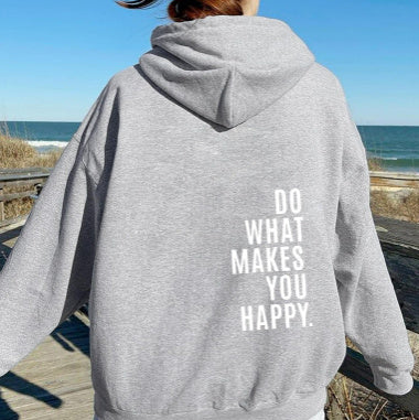 Skovae | Hoodie Damer - Motiverende Tryk Løs Sweatshirt
