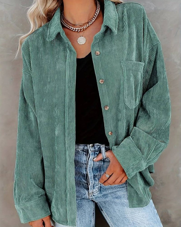 Stilla | Vintage Fløjlsskjorte