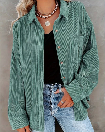 Stilla | Vintage Fløjlsskjorte