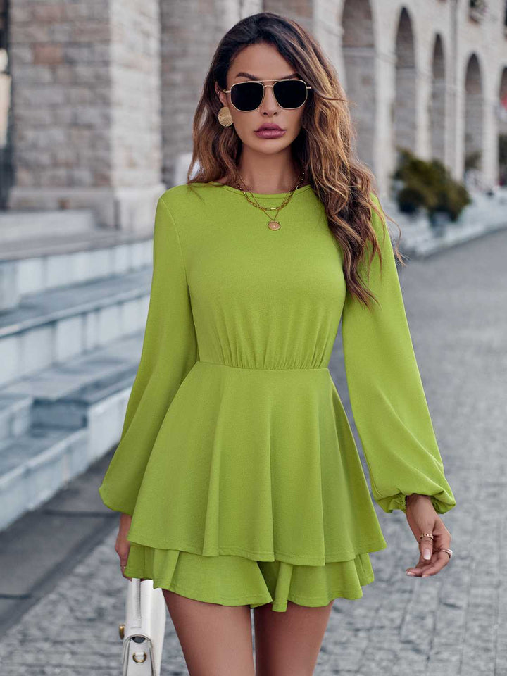 Stilla | Neck Lagdelt Mini Kjole