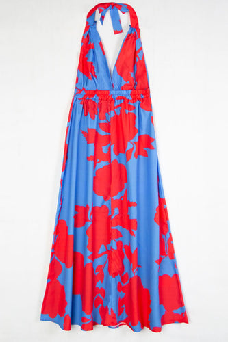 Stilla | Halterneck Maxi Kjole