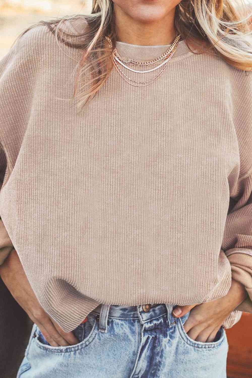Stilla | Rund Hals Drop Shoulder Sweatshirt