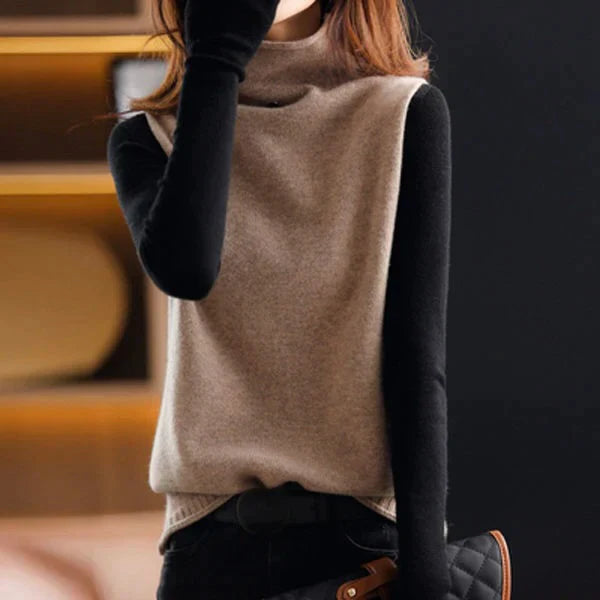 Stilla | Stilig rullekrave vest