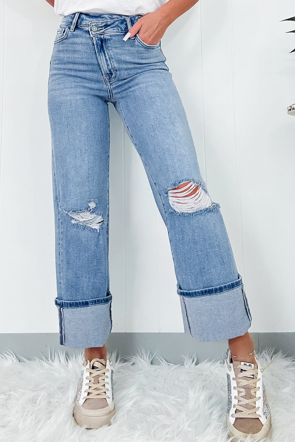 Stilla | Strakke Jeans med Lommer