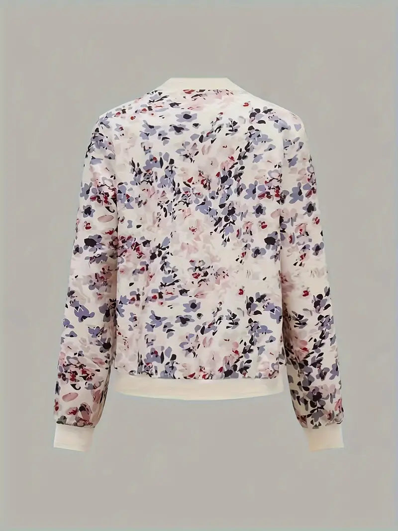 Skovae | bomberjakke med blomsterprint