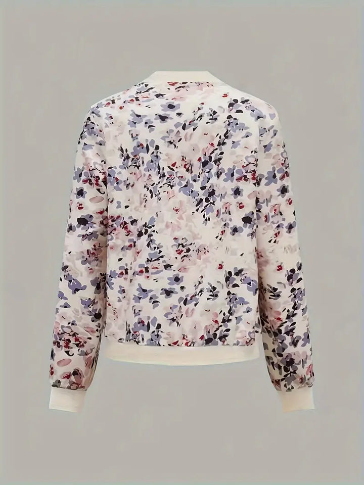 Skovae | bomberjakke med blomsterprint