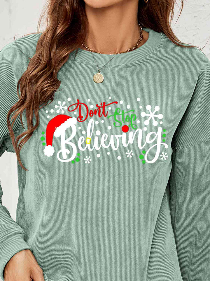 Stilla | Stop Believing Graphic Sweatshirt