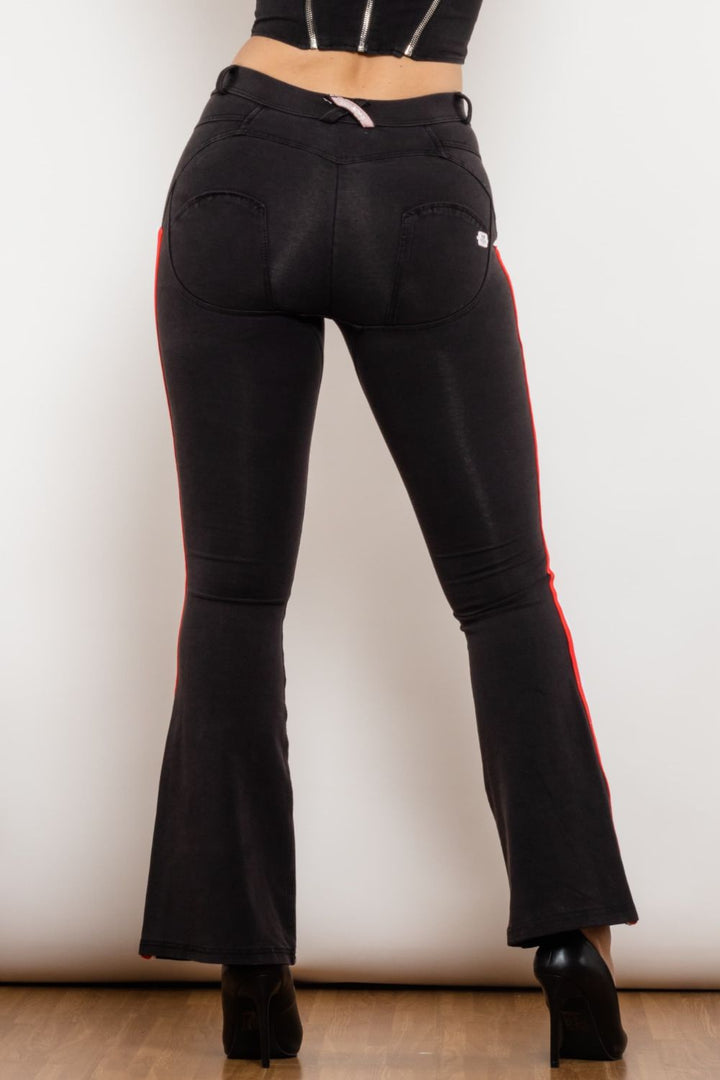 Stilla | Stripe Contrast Bootcut Jeans