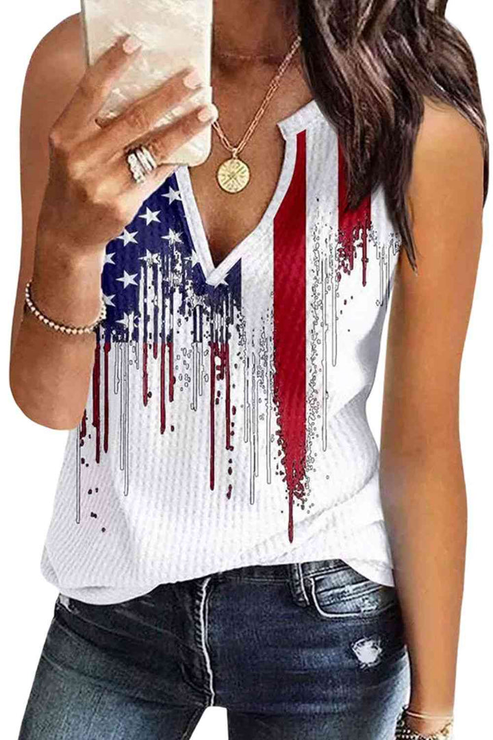 Stilla | Flag Notched Neck Tank