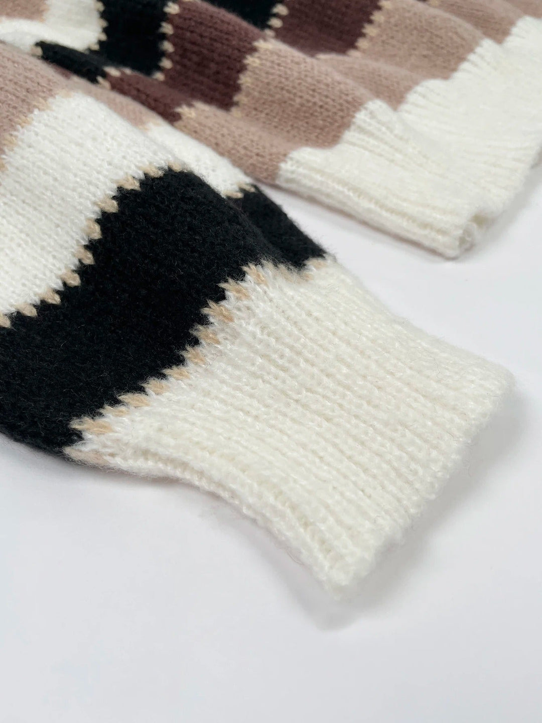Stilla | Stribet Strik Sweater