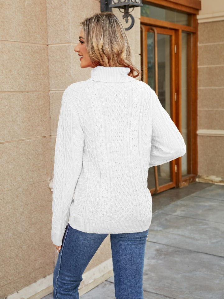 Stilla | Strikket Mock Neck Sweater