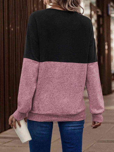 Stilla | Tone Crisscross Detalje Sweatshirt