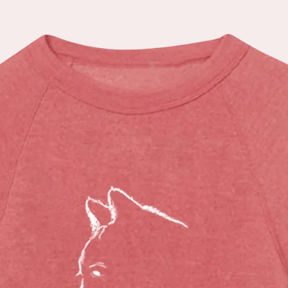 Stilla | Komfortabel Sweater med Kattedesign til Damer