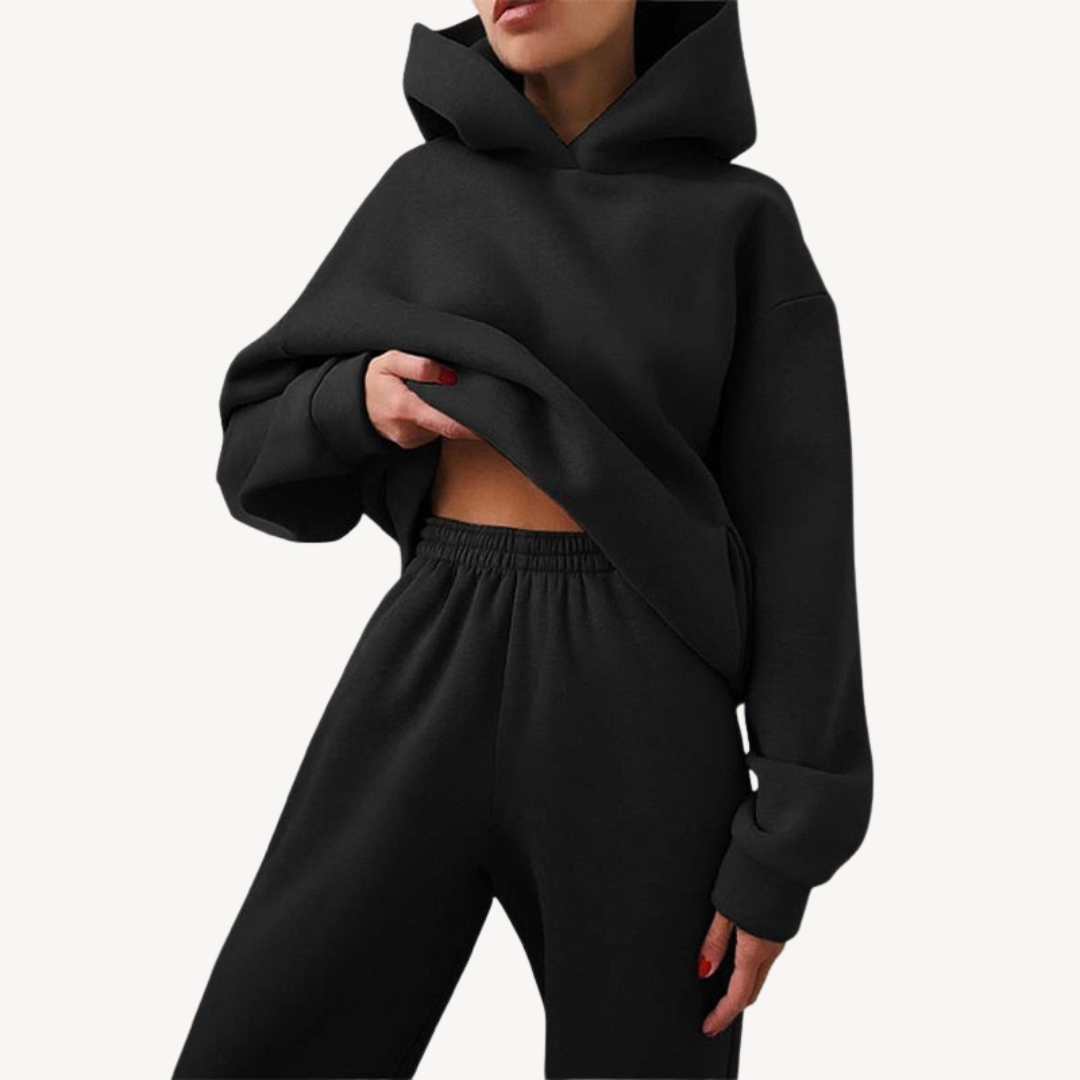 Stilla | Dame Hoodie og Joggingbukser Sæt