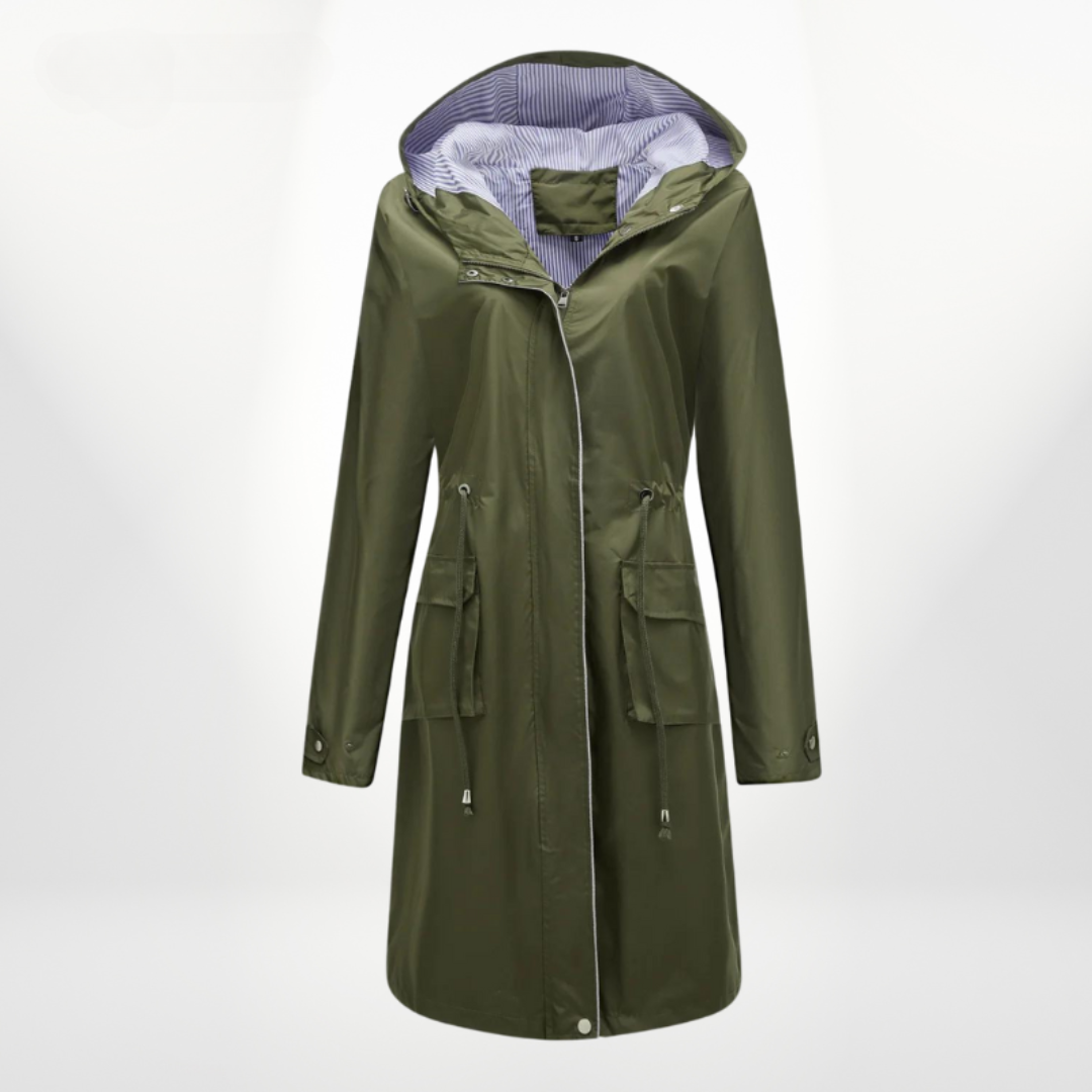 Stilla | vandtæt over-knee trenchcoat