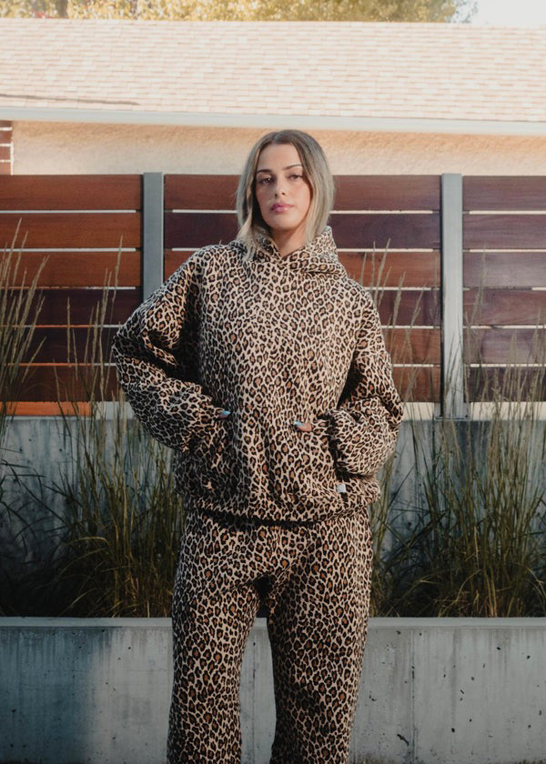Stilla | Sweatshirt med Leopardmønster