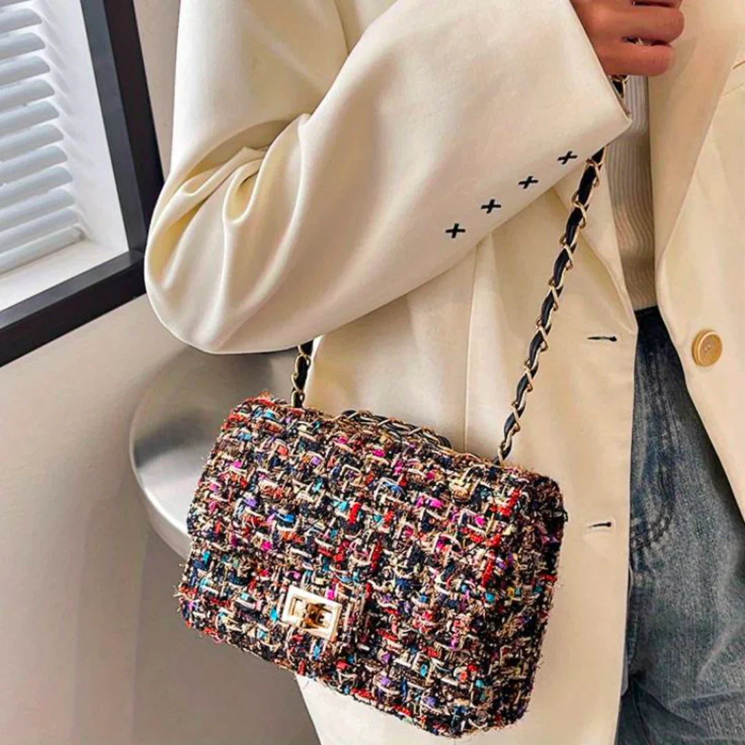 Stilla | Elegant Tweed Skuldertaske