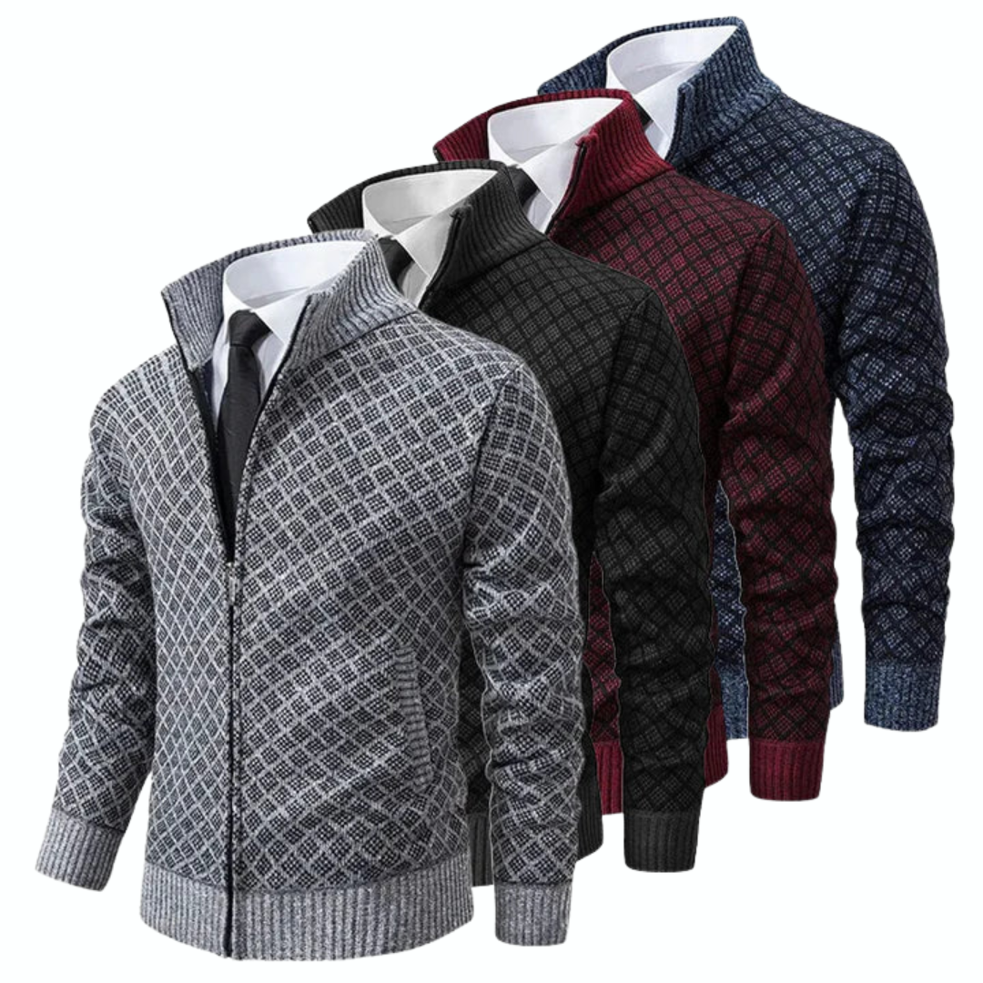 Stilla | Strikjakke I Business-Look - Elegant Fritids- og Kontorstil