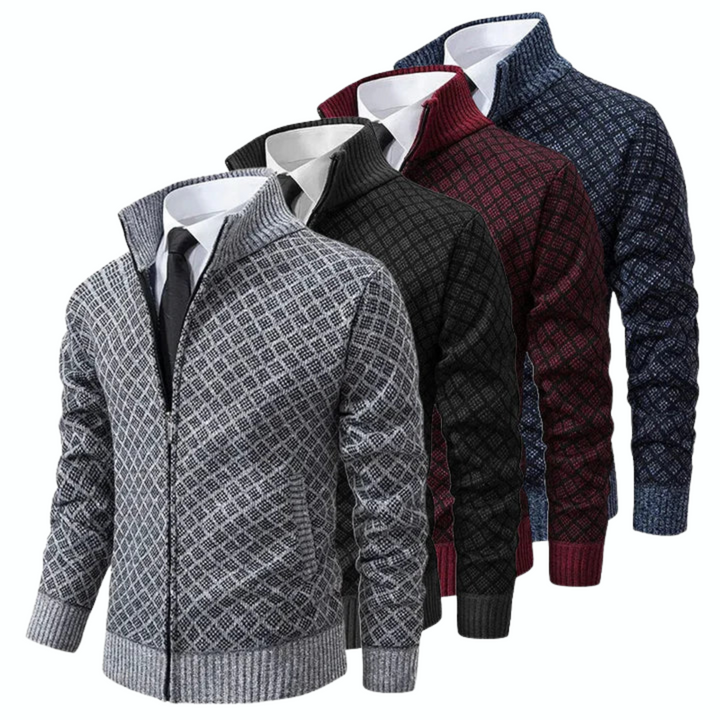 Stilla | Strikjakke I Business-Look - Elegant Fritids- og Kontorstil
