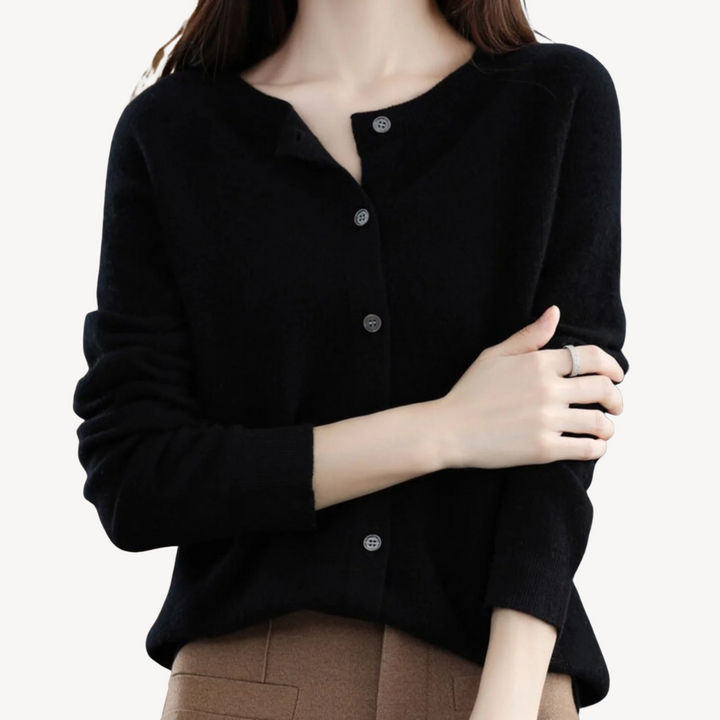Stilla | Dame Cashmere-mix Cardigan