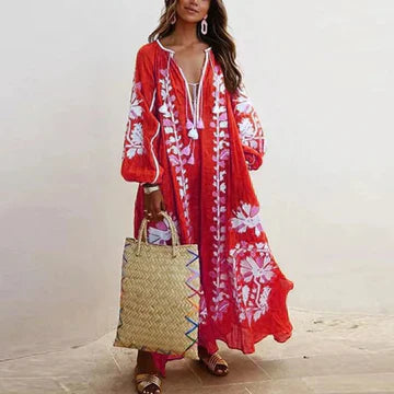 Stilla | Oversized Kjoler Med Vintage Print