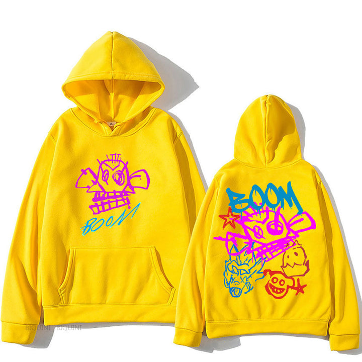 Stilla | Arcane Jinx Cartoon Langærmet Hoodie
