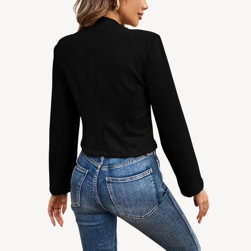 Stilla | Dame Suede Knapjakke