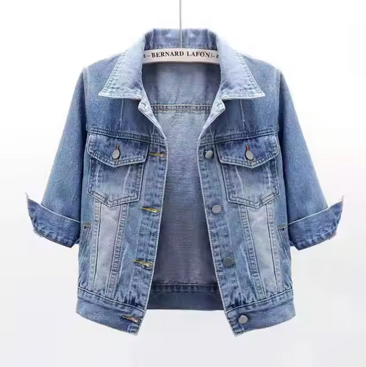 Stilla | Farvet Denim Jakke