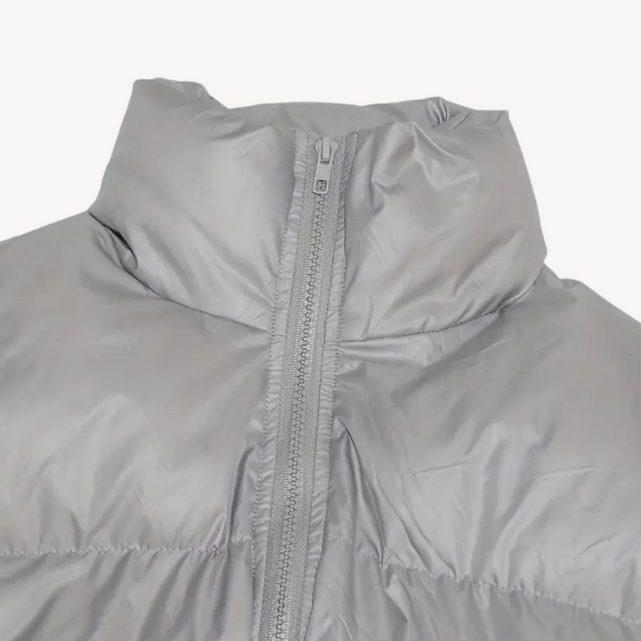 Stilla | Dame Cropped Puffer Zip Jakke