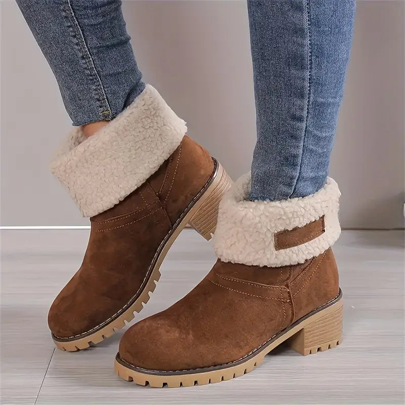 Stilla FORESTED WINTER PLATFORM ANKLE BOOT