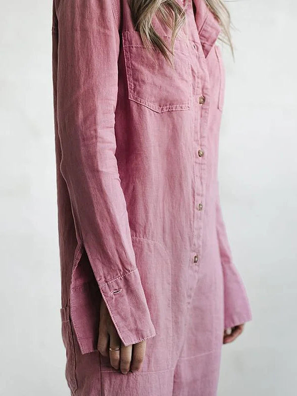 Stilla | Elegant Jumpsuit Med Lange Ærmer, Der Sikrer Stil Og Komfort