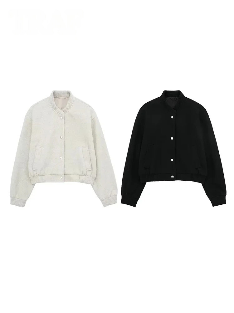 Stilla | Cropped Bomberjakke