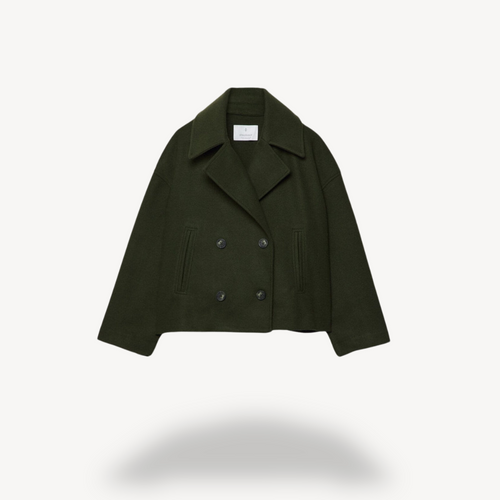 Stilla | Kort uld peacoat til kvinder