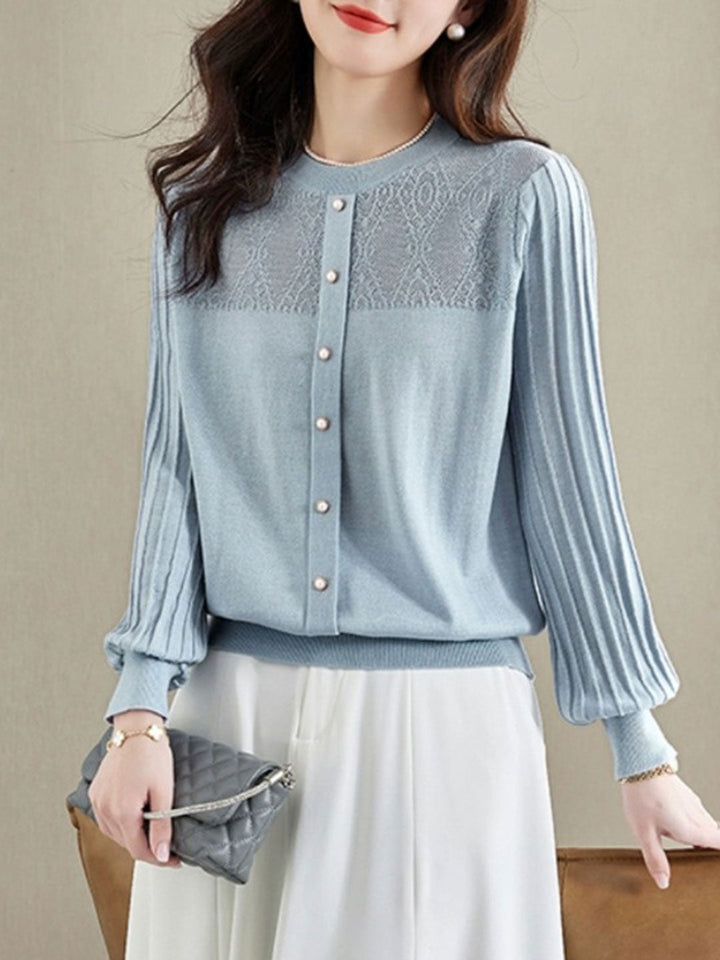 Stilla | Bluse Langærmet Knapbluse