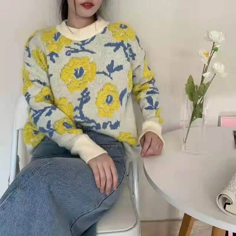 Stilla | Floral Blomst Sweater