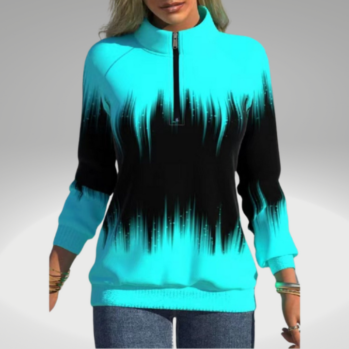 Skovae | Dame Sweatshirt med farveovergangstryk