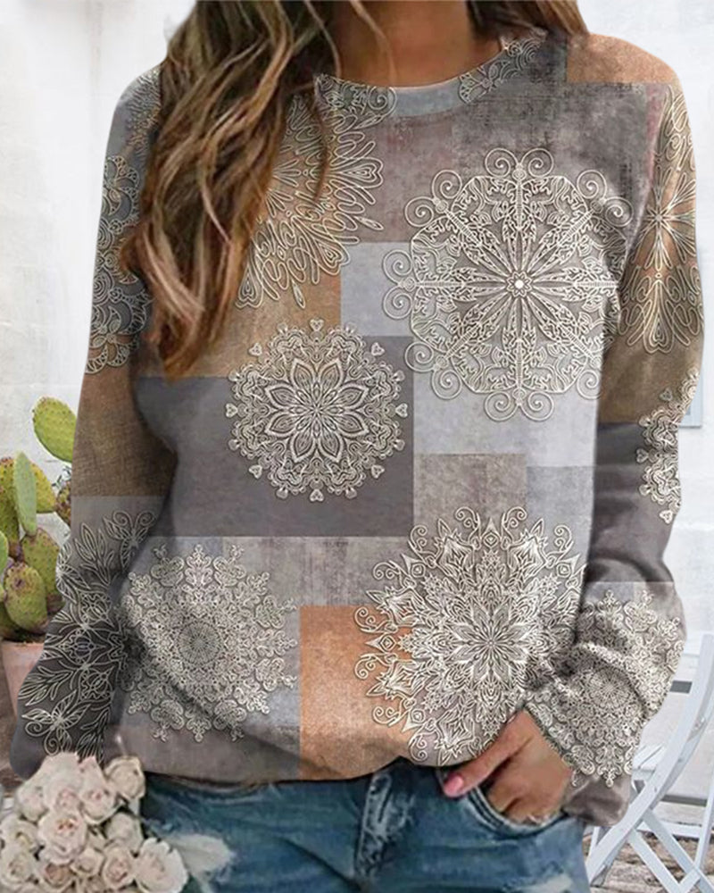 Stilla | Casual sweatshirts med rund halsudskæring