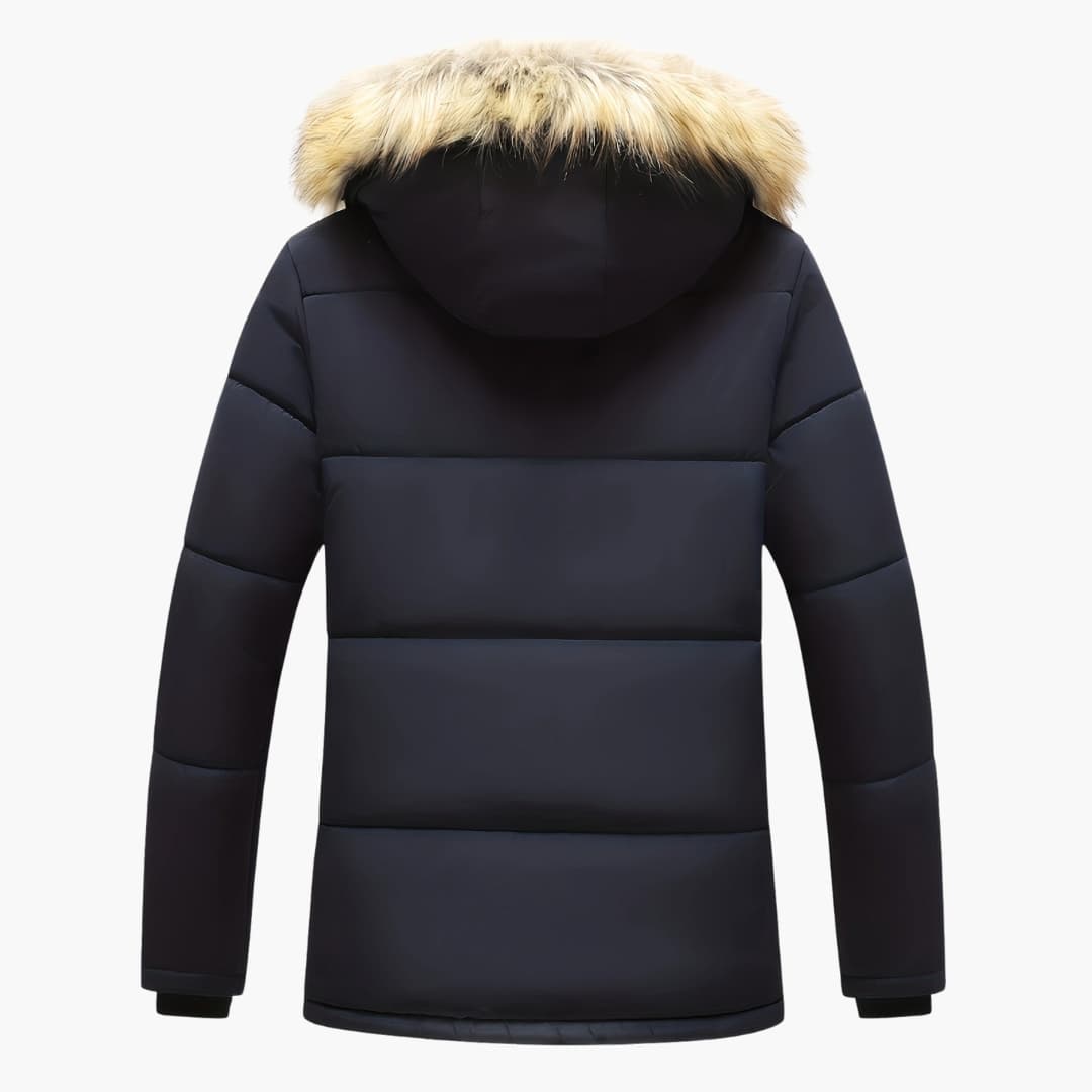 Stilla | Fleece-Hoodie med Lynlås til Herrer