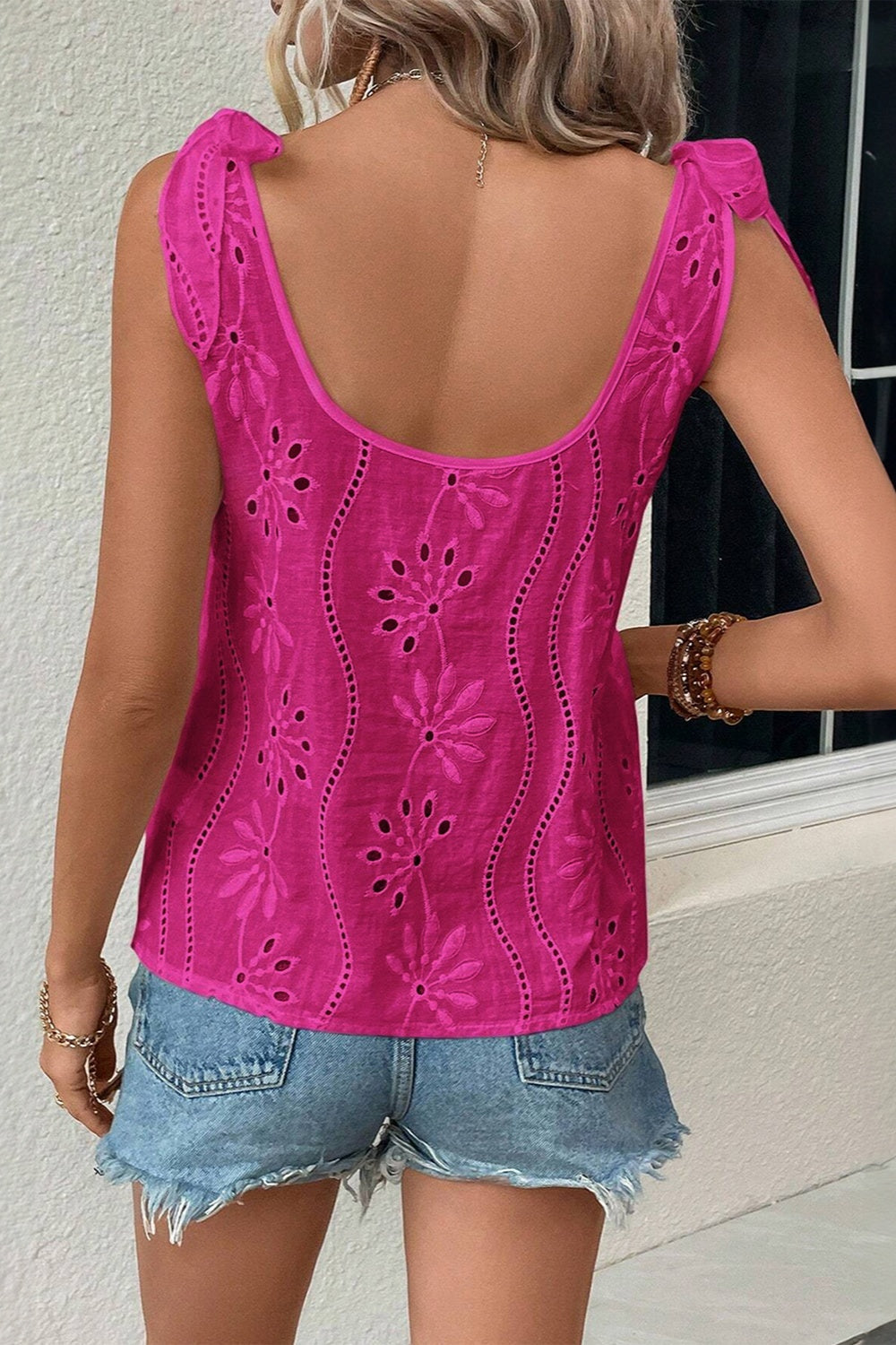 Stilla | Skulder V-hals tanktop