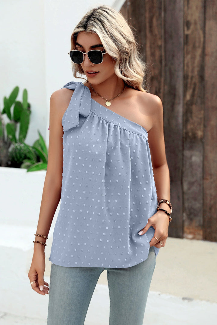 Stilla | Dot Single Shoulder Tank