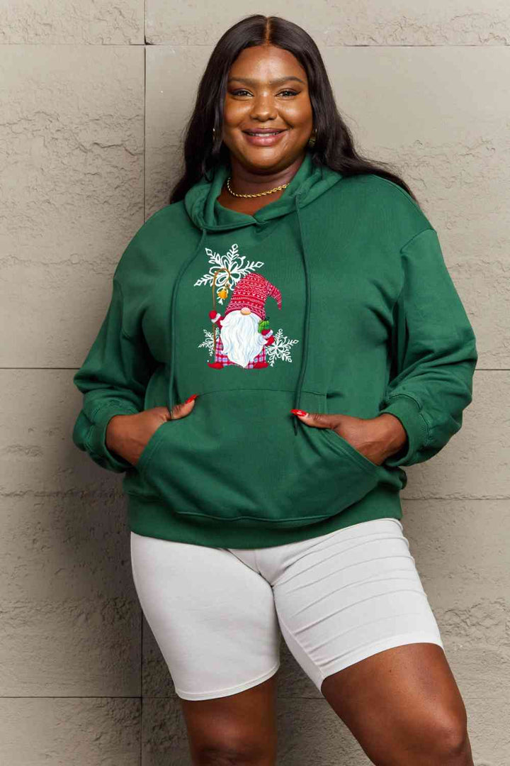 Stilla | Love Full Size Grafisk Hoodie